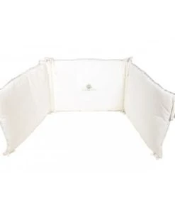 Eveil Et Nature Tour De Lit Velours 40x180 Cm Coton Bio Gris -Bloom-boutique tour de lit velours 40x180 cm coton bio ecru gamme bio unis 1