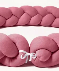 Nordic Coast Tresse De Lit Coton Jersey Rose Foncé 200 Cm -Bloom-boutique tresse de lit coton jersey rose fonce 200 cm 3