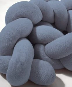 Nordic Coast Tresse De Lit Coton Tricoté Bleu 200 Cm -Bloom-boutique tresse de lit coton tricote bleu 200 cm 3