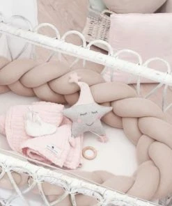 Nordic Coast Tresse De Lit Coton Tricotée Rose 200 Cm 8 Nordic Coast Tresse De Lit Coton Tricotée Rose 200 Cm -Bloom-boutique tresse de lit coton tricotee rose 200 cm 2